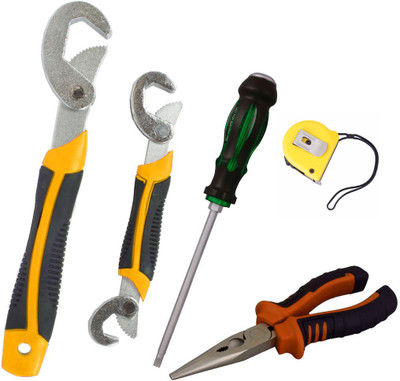 

Asraw Hand Tool Kit(5 Tools), Multicolor