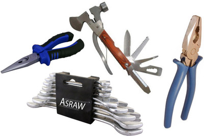 

Asraw Hand Tool Kit(12 Tools), Multicolor