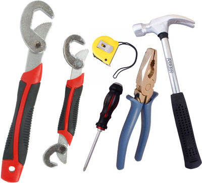 

Asraw Hand Tool Kit(6 Tools), Multicolor
