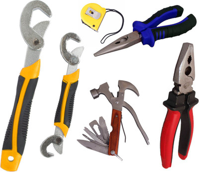 

Asraw Hand Tool Kit(6 Tools), Multicolor