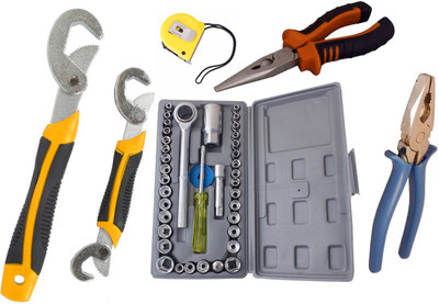 Asraw Hand Tool Kit(6 Tools), Multicolor
