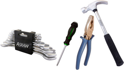 

Asraw Hand Tool Kit(12 Tools), Multicolor