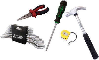 

Asraw Hand Tool Kit(13 Tools), Multicolor