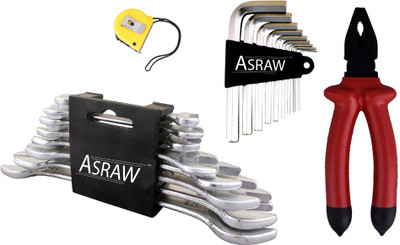 

Asraw Hand Tool Kit(12 Tools), Multicolor