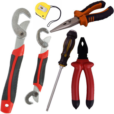 

Asraw Hand Tool Kit(6 Tools), Multicolor