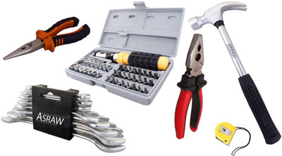 

Asraw Hand Tool Kit(14 Tools), Multicolor