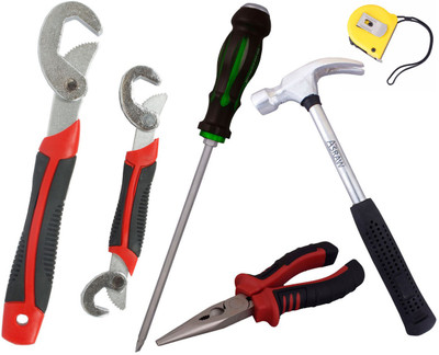 

Asraw Hand Tool Kit(6 Tools), Multicolor