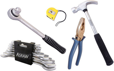 

Asraw Hand Tool Kit(13 Tools), Multicolor