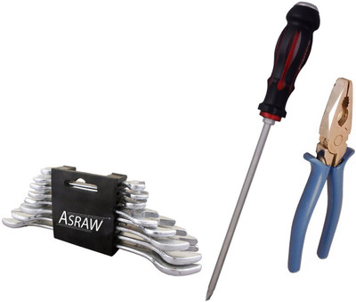 

Asraw Hand Tool Kit(11 Tools), Multicolor