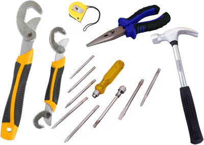

Asraw Hand Tool Kit(6 Tools), Multicolor