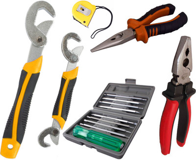 

Asraw Hand Tool Kit(6 Tools), Multicolor