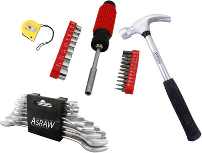 

Asraw Hand Tool Kit(12 Tools), Multicolor