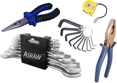 

Asraw Hand Tool Kit(13 Tools), Multicolor