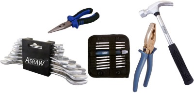 

Asraw Hand Tool Kit(13 Tools), Multicolor