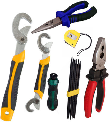 

Asraw Hand Tool Kit(6 Tools), Multicolor