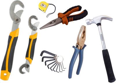 

Asraw Hand Tool Kit(7 Tools), Multicolor