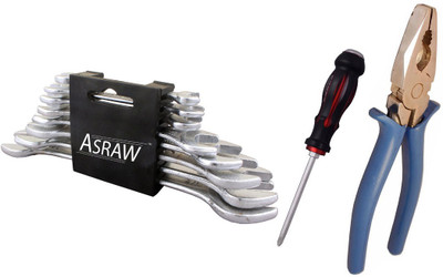 

Asraw Hand Tool Kit(11 Tools), Multicolor