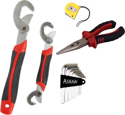 

Asraw Hand Tool Kit(5 Tools), Multicolor