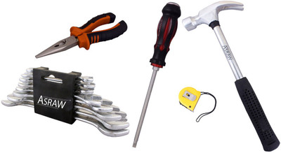 

Asraw Hand Tool Kit(13 Tools), Multicolor