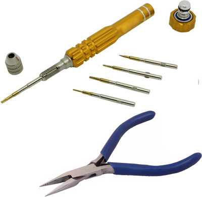 

Asraw Gold Series Screwdriver with plier Hand Tool Kit(2 Tools), Yellow