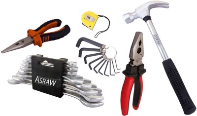 

Asraw Hand Tool Kit(14 Tools), Multicolor