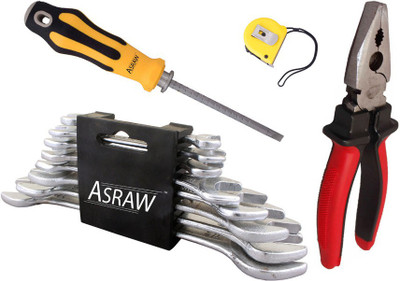 

Asraw Hand Tool Kit(12 Tools), Multicolor
