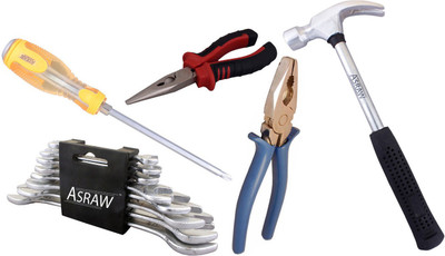 

Asraw Hand Tool Kit(13 Tools), Multicolor