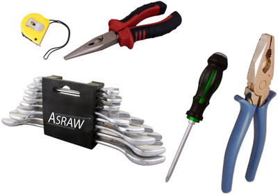 

Asraw Hand Tool Kit(13 Tools), Multicolor