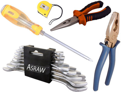 

Asraw Hand Tool Kit(13 Tools), Multicolor