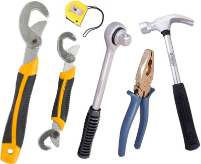 

Asraw Hand Tool Kit(6 Tools), Multicolor