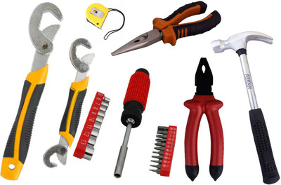 

Asraw Hand Tool Kit(7 Tools), Multicolor