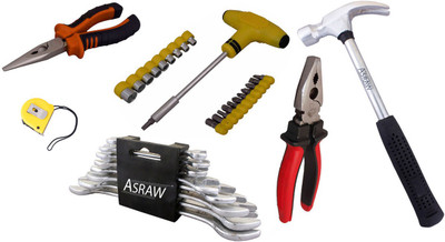

Asraw Hand Tool Kit(14 Tools), Multicolor