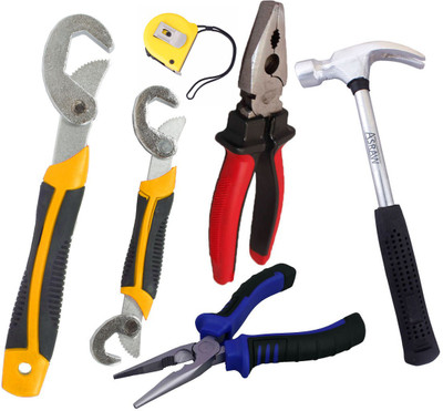 

Asraw Hand Tool Kit(6 Tools), Multicolor