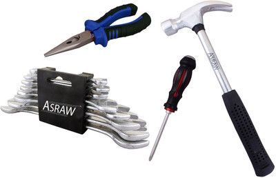 

Asraw Hand Tool Kit(12 Tools), Multicolor