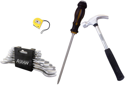 

Asraw Hand Tool Kit(12 Tools), Multicolor