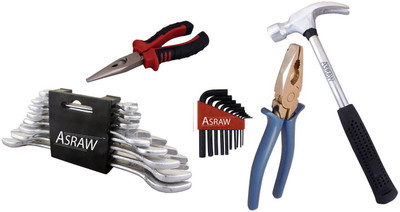 

Asraw Hand Tool Kit(13 Tools), Multicolor