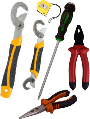 

Asraw Hand Tool Kit(6 Tools), Multicolor