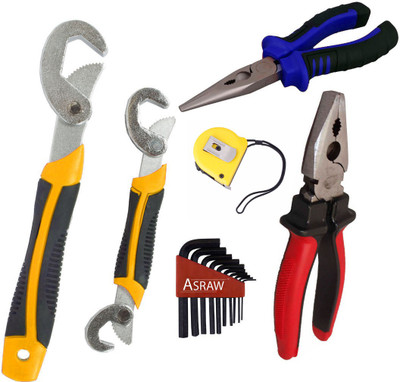 

Asraw Hand Tool Kit(6 Tools), Multicolor