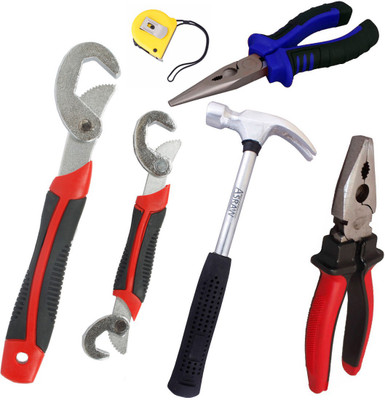 

Asraw Hand Tool Kit(6 Tools), Multicolor
