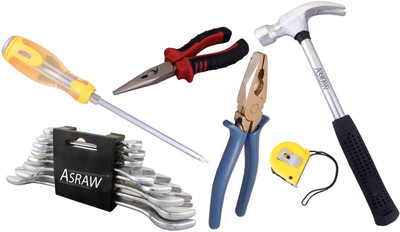 

Asraw Hand Tool Kit(14 Tools), Multicolor