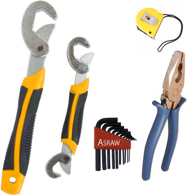 

Asraw Hand Tool Kit(5 Tools), Multicolor