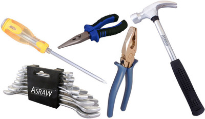 

Asraw Hand Tool Kit(13 Tools), Multicolor