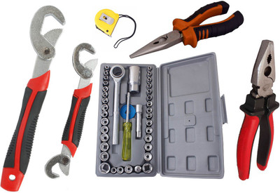 

Asraw Hand Tool Kit(6 Tools), Multicolor