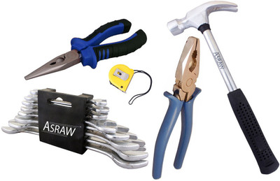 

Asraw Hand Tool Kit(13 Tools), Multicolor