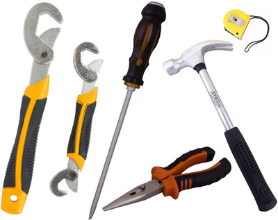 

Asraw Hand Tool Kit(6 Tools), Multicolor