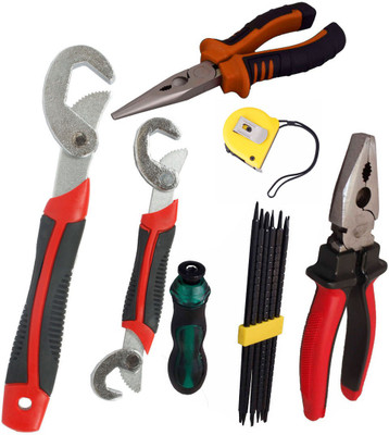 

Asraw Hand Tool Kit(6 Tools), Multicolor