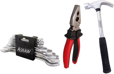 

Asraw Hand Tool Kit(11 Tools), Multicolor