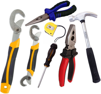 

Asraw Hand Tool Kit(7 Tools), Multicolor