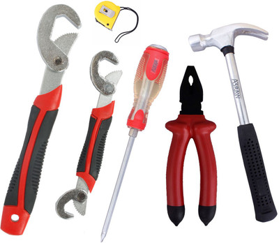 

Asraw Hand Tool Kit(6 Tools), Multicolor