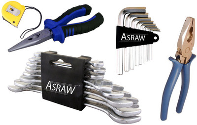 

Asraw Hand Tool Kit(13 Tools), Multicolor